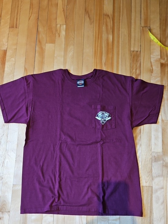Harley-Davidson Other - Harley-Davidson Burgundy With Front Pocket Tee